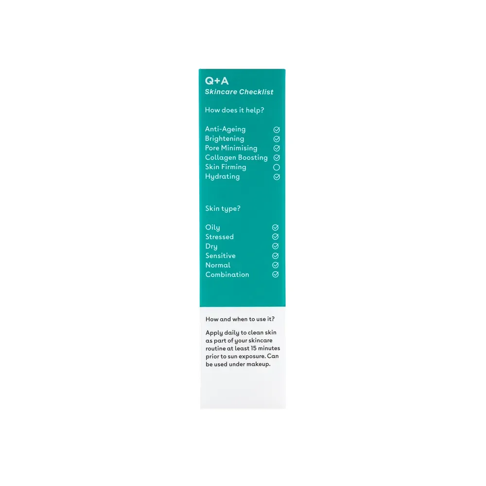 Q+A Zonnebrandcrème Niacinamide SPF (50 ml) - image 3