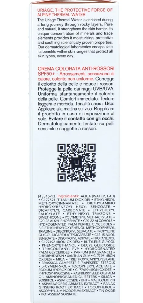 Uriage Roséliane Cc Cream SPF50+ (40 ml) - image 3