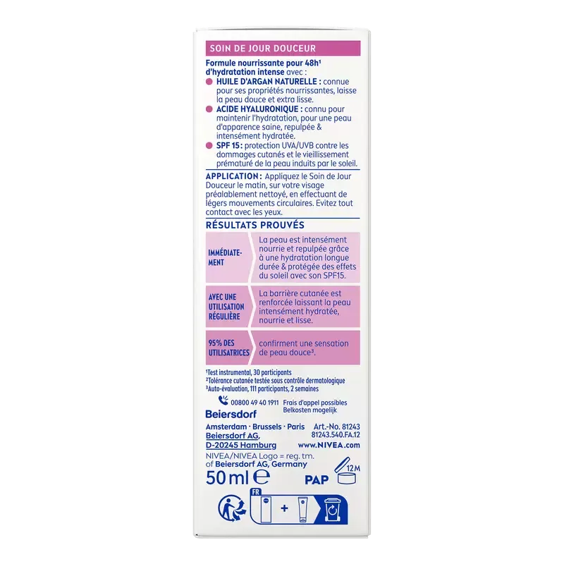 Nivea Voedende Dagcrème Droge Huid SPF15 (50 ml) - image 3
