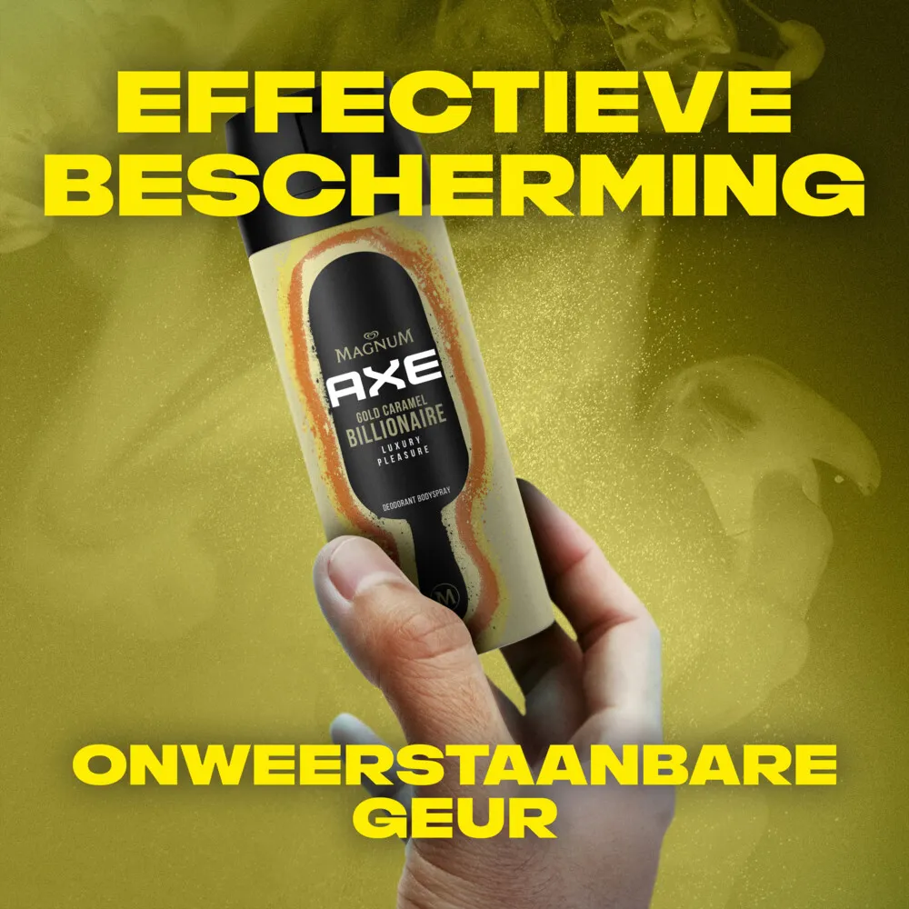 AXE Deodorant Bodyspray Magnum Gold Caramel (150 ml) - image 3