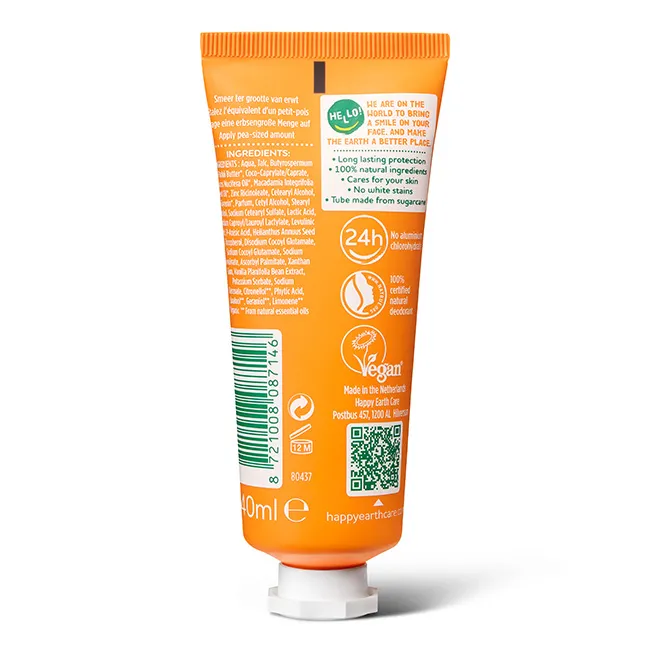 Happy Earth Pure Deodorantcreme Rose Petitgrain (40 ml)
