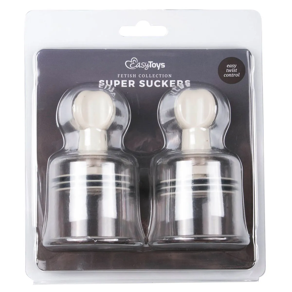 Easytoys Fetish Collection - Nipple & Clit Suckers Large 2 pcs Transparant (1 stuk)