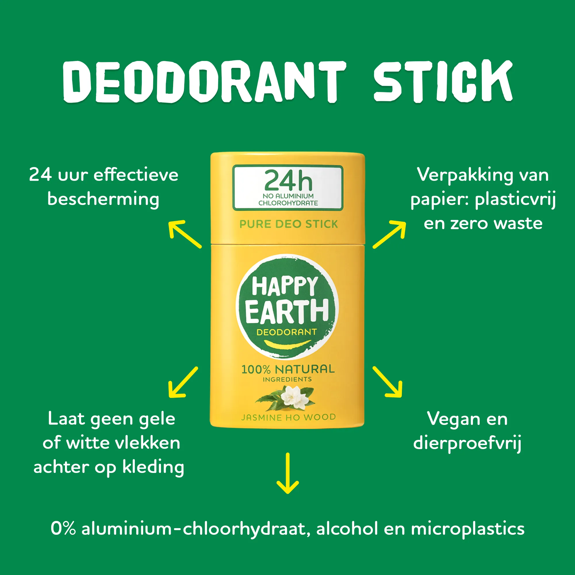Happy Earth Deostick Jasmine ho wood (40 gr) - image 3