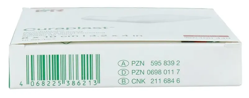 Lohmann & Rauscher Curaplast Wondpleisters Sensitive 8 X 10 Cm (10 stuks) - image 2