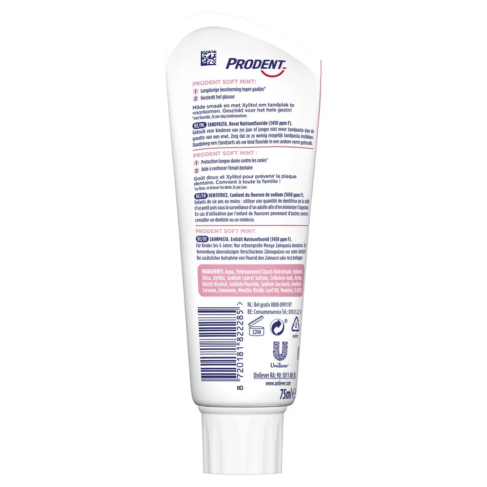 Prodent Tandpasta Soft Mint (75 ml)