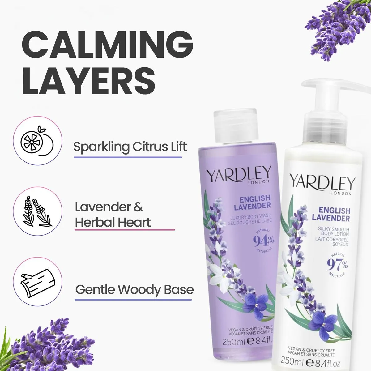 Yardley London Yardley English Lavender Bath & Body Collection (1 stuk)