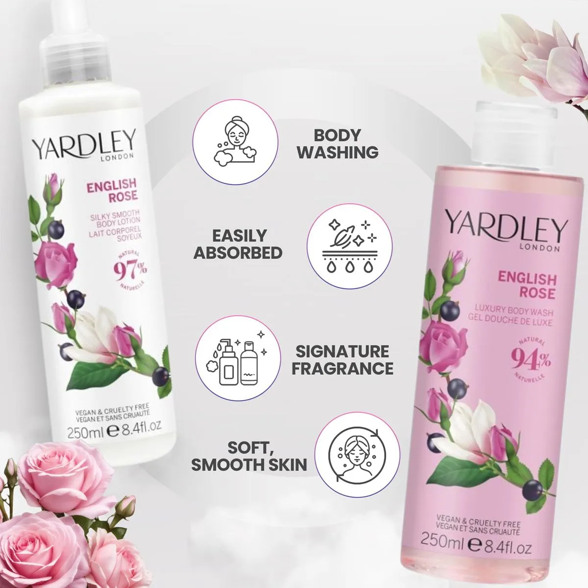 Yardley London Yardley English Rose Bath & Body Collection (1 stuk)