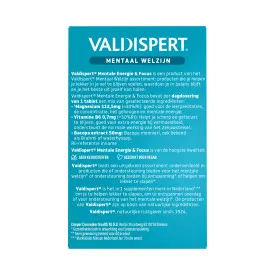 Valdispert Mental Energies & Focus (30 tabletten)