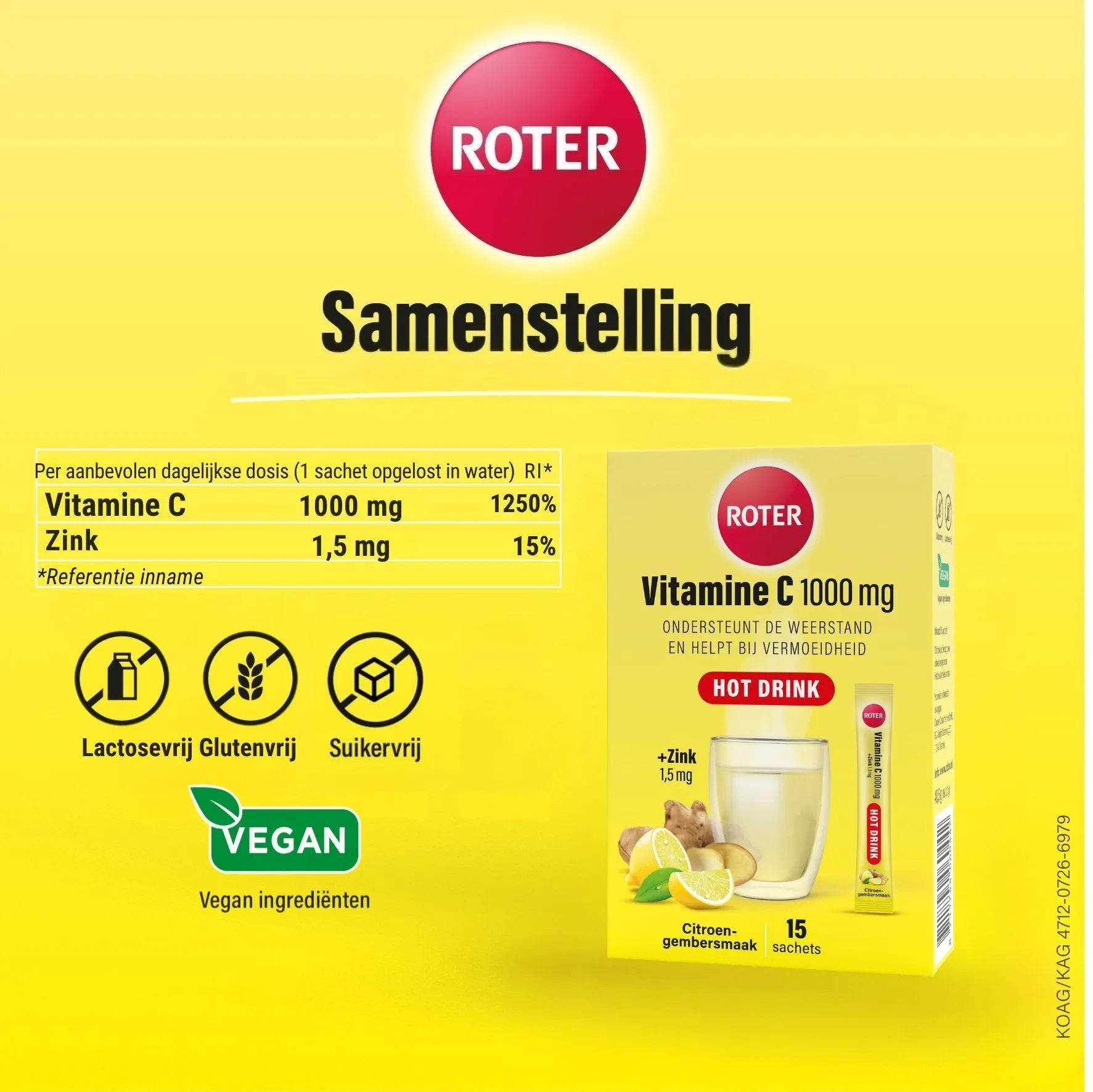 Roter Vitamine D3 25µg Citroen (100 tabletten) - image 4