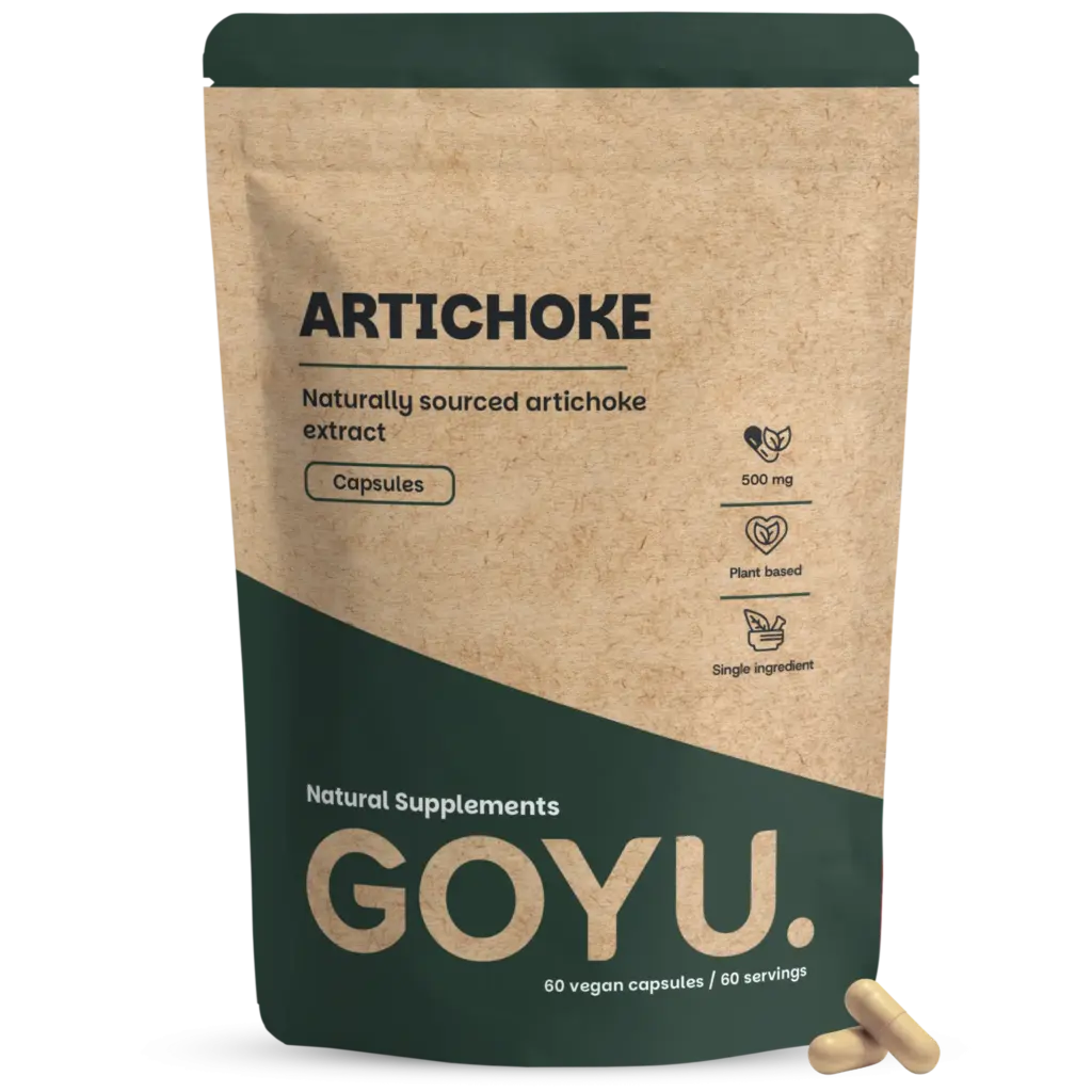 Goyu Artisjok Extract Capsules – 10:1, 2,5% Cynarine (60 capsules)