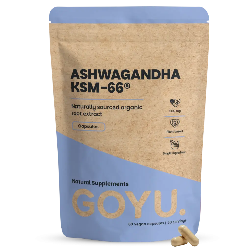 Goyu Ashwagandha Ksm-66 Capsules Biologisch (60 capsules)