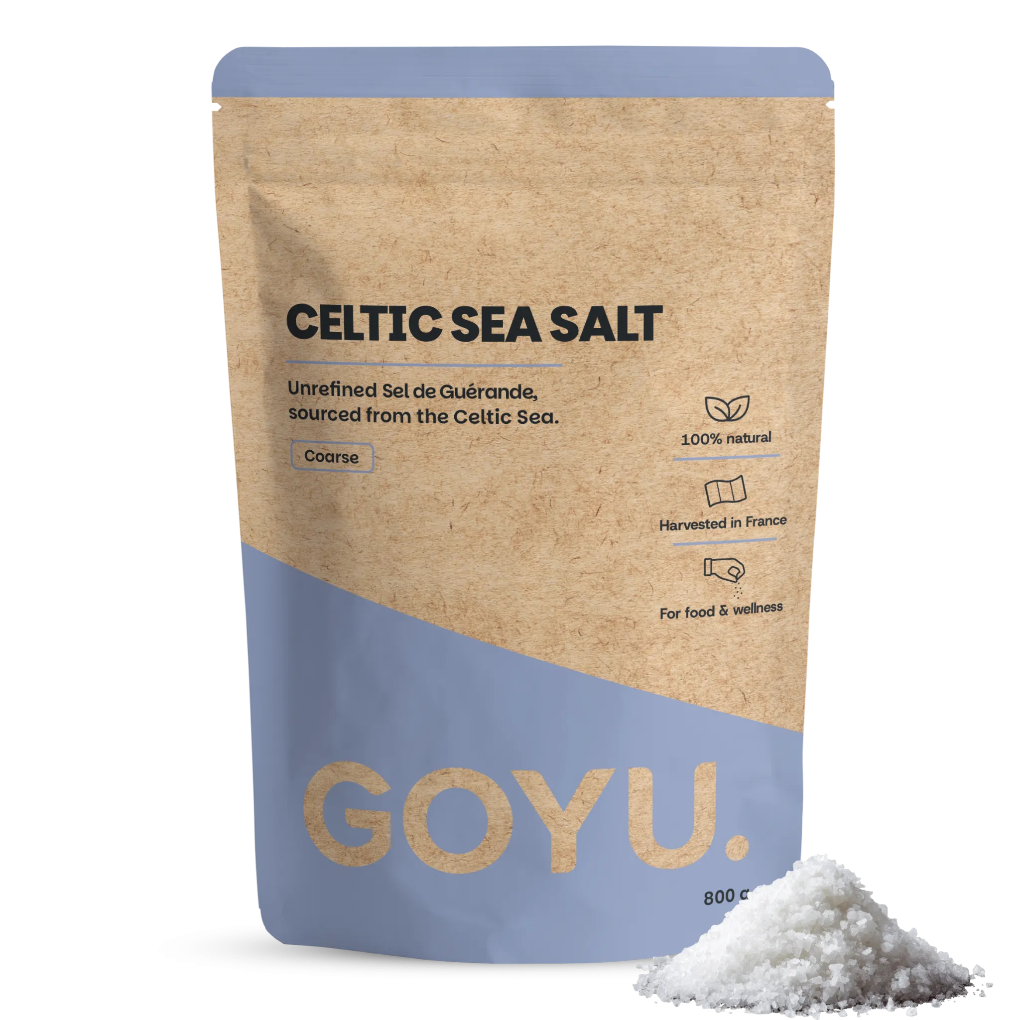 Goyu Keltisch Zeezout – Grof Celtic Sea Salt – Ongeraffineerd Uit Bretagne (1000 gr)