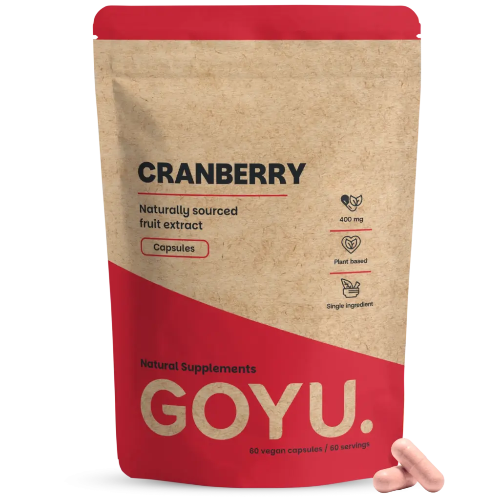 Goyu Cranberry Extract Capsules – 60 Capsules – 100% Vrucht (60 capsules)