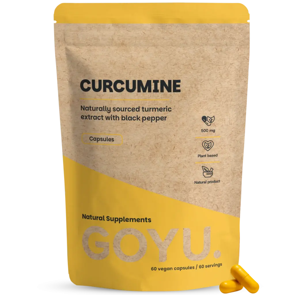 Goyu Curcumine 95% Extract Capsules met Piperine – 60 Capsules (60 capsules)