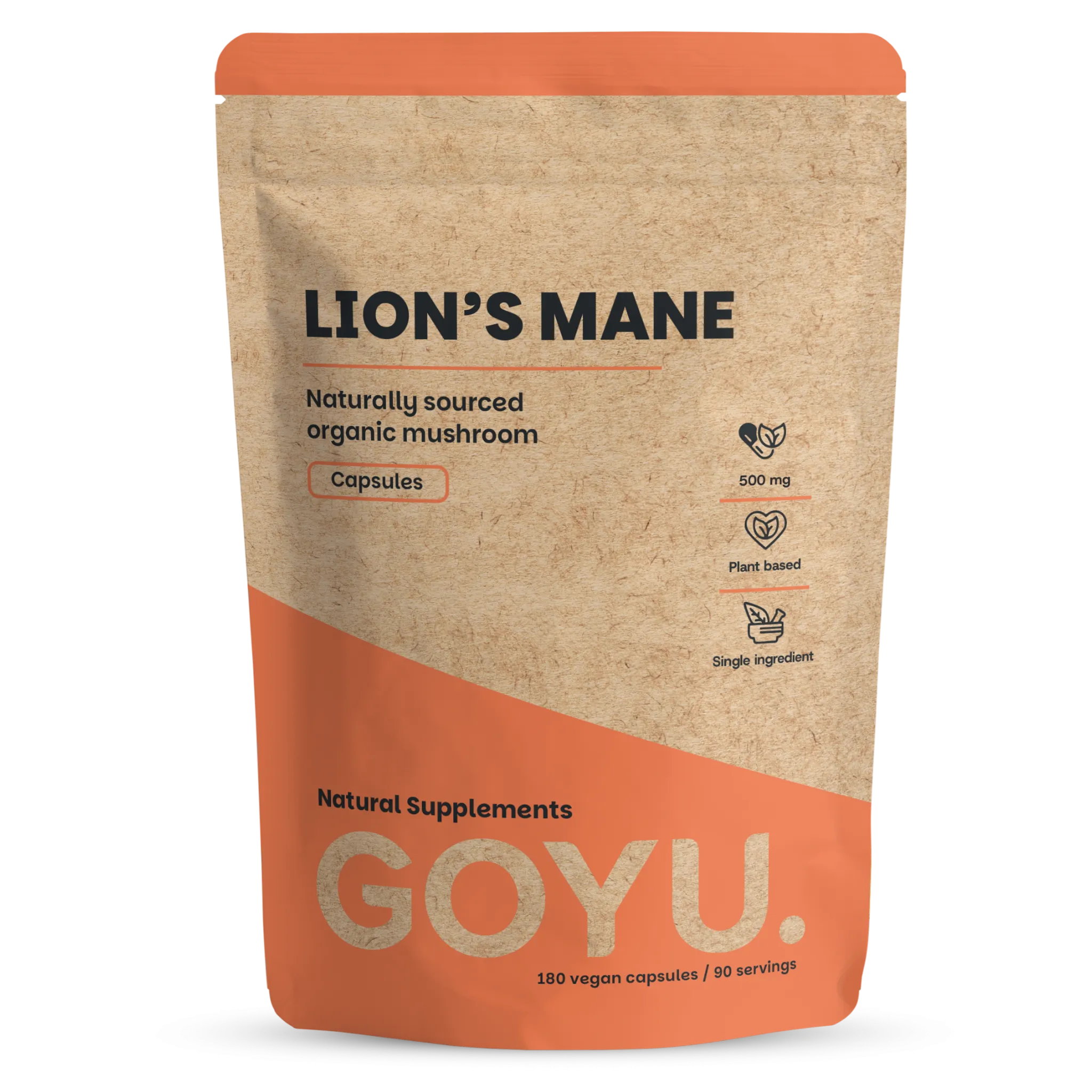 Goyu Lion's Mane Capsules Biologisch - 60 Capsules (60 capsules) - image 2