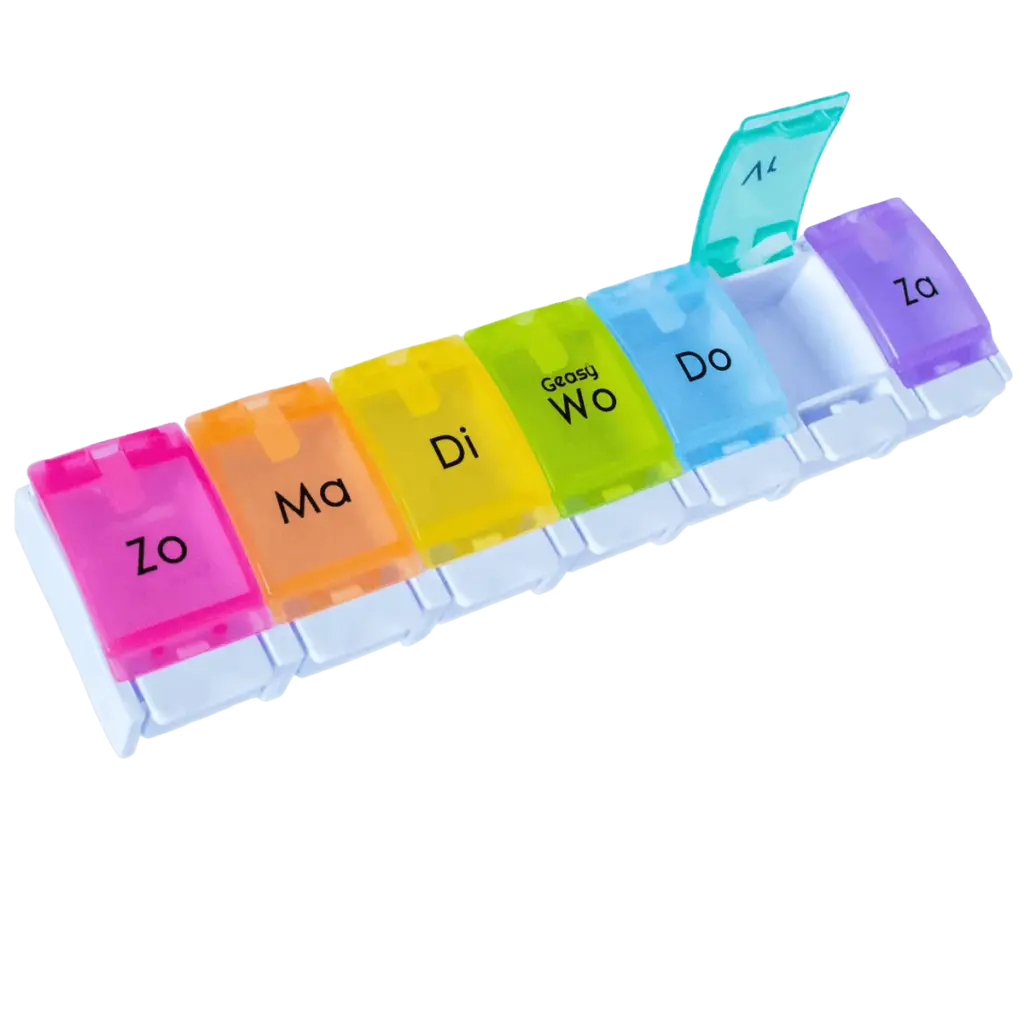 Goyu Pillendoos Rainbow – 7-dagen Pillenorganizer (1 stuk)