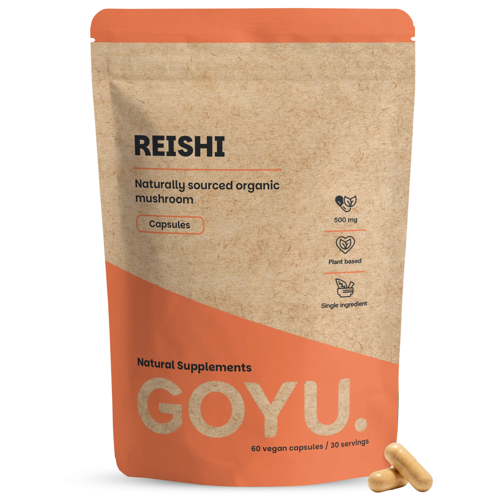 Goyu Reishi Capsules Biologisch – 60 Capsules (60 capsules)