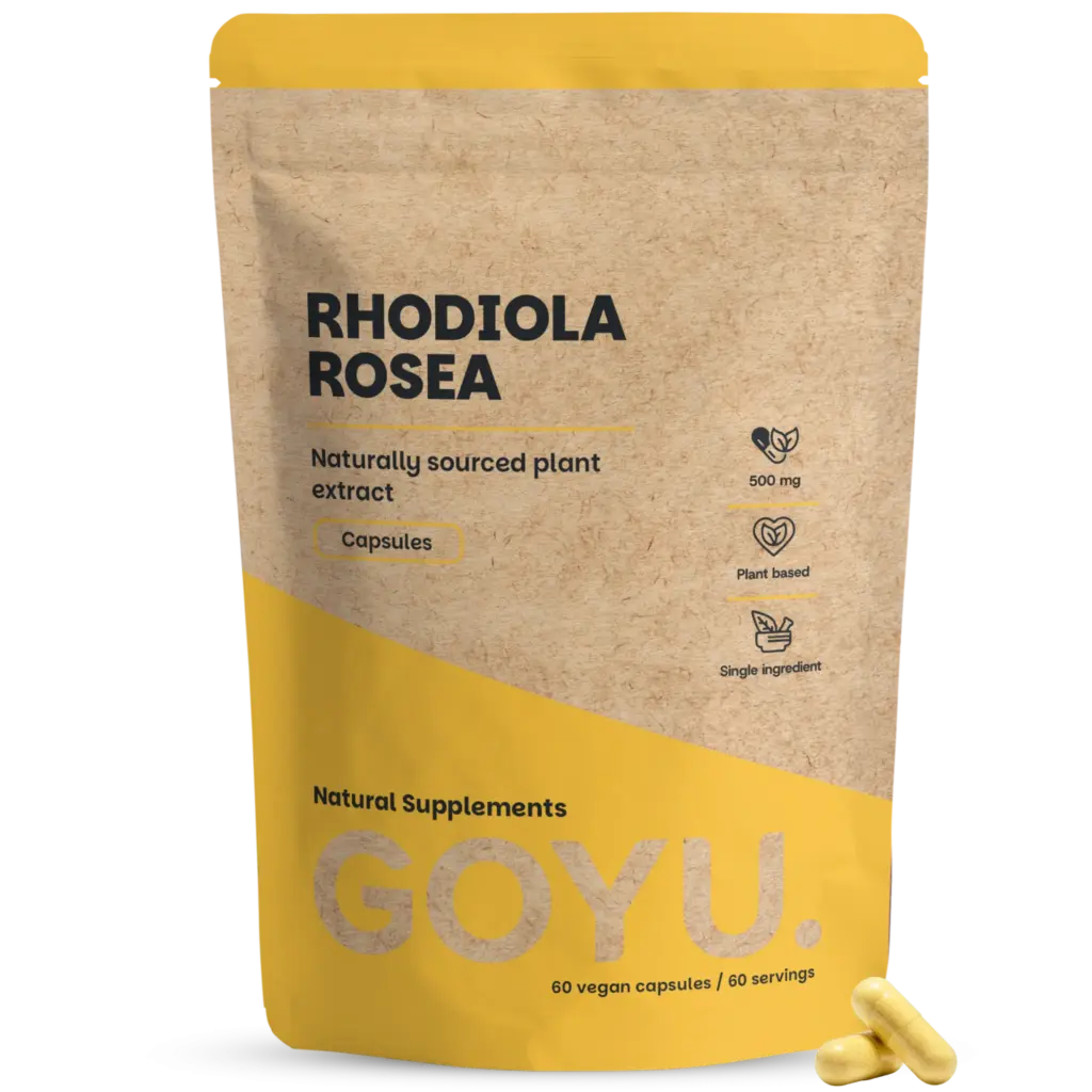 Goyu Rhodiola Rosea Extract Capsules – 60 Capsules (60 capsules)