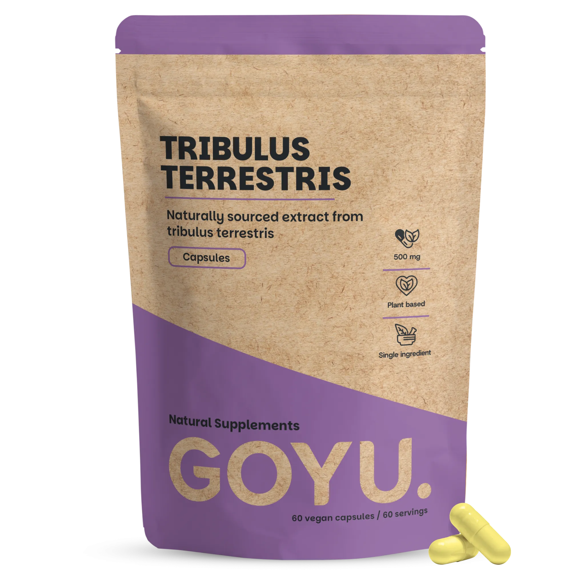 Goyu Tribulus Terrestris Extract Capsules - 60 Capsules (60 capsules)