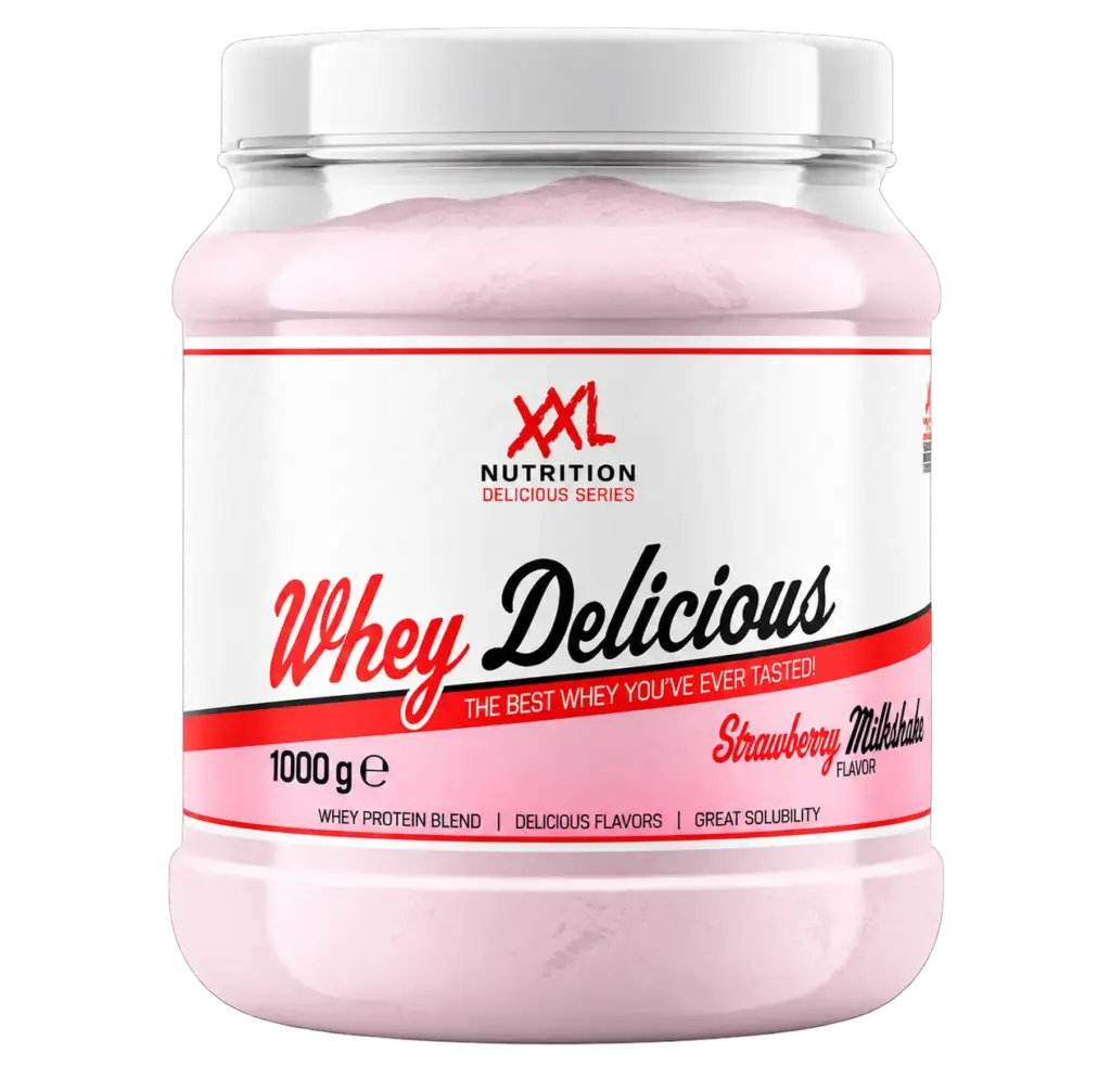 XXL Nutrition Whey Delicious Milkshake - Aardbei (1000 gr)