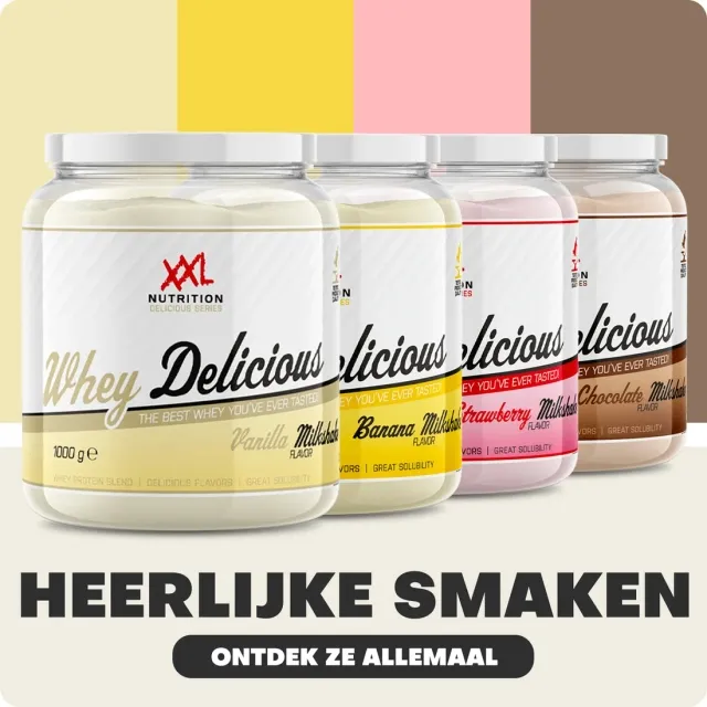 XXL Nutrition Whey Delicious Milkshake - Banaan (1000 gr)