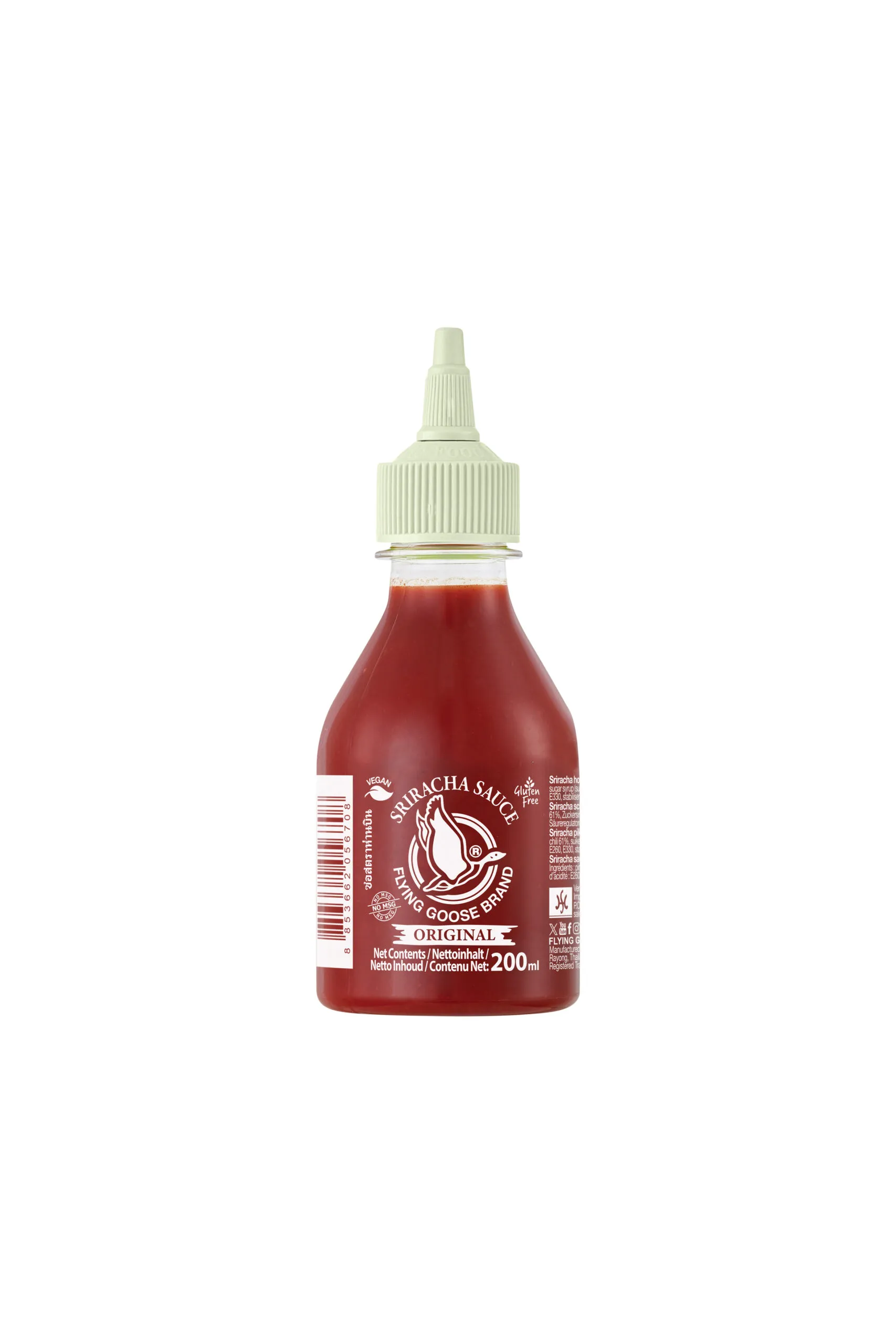Flying Goose Sriracha Chilisaus zonder Msg (200 ml)