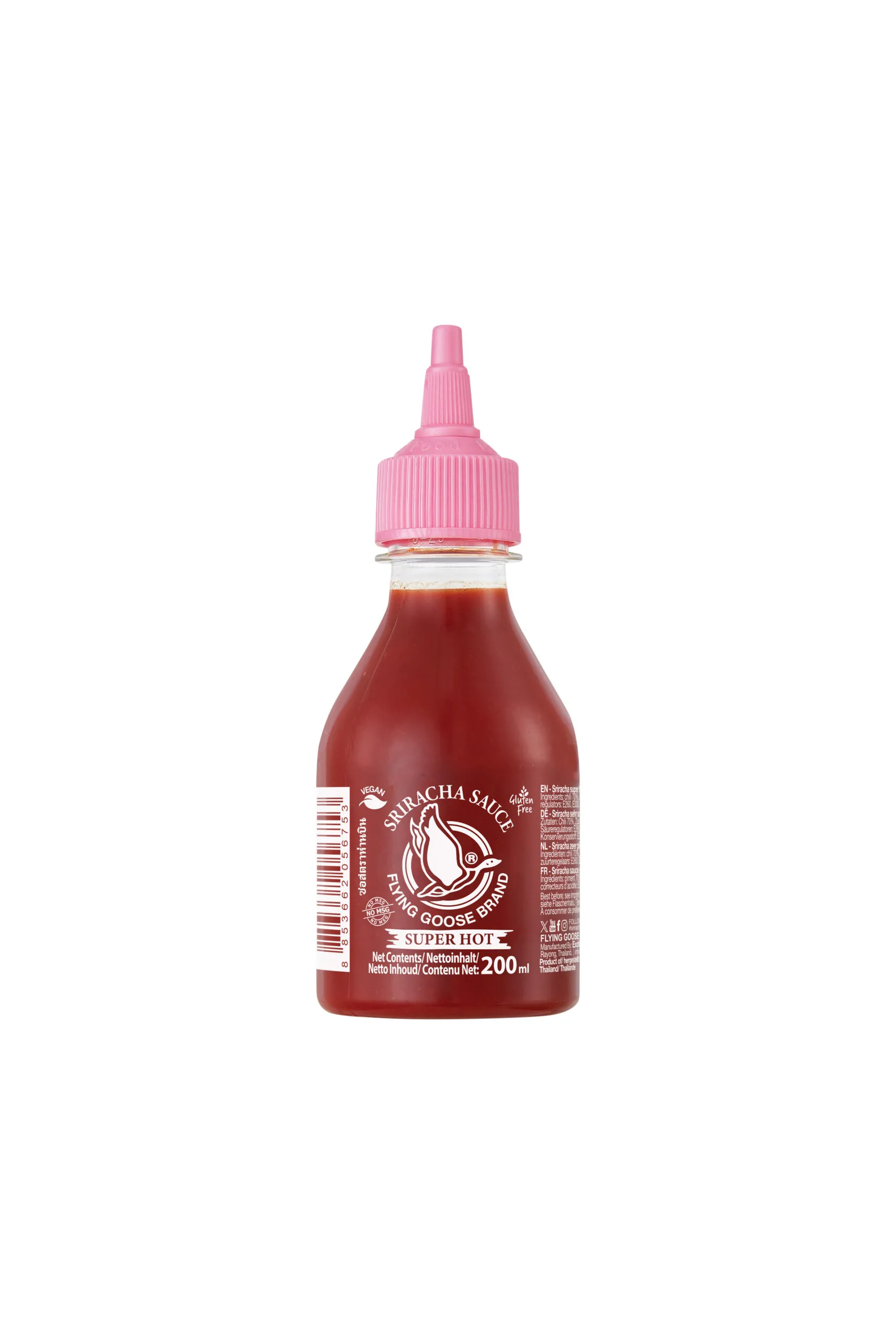 Flying Goose Sriracha Super Hot zonder Msg (200 ml)