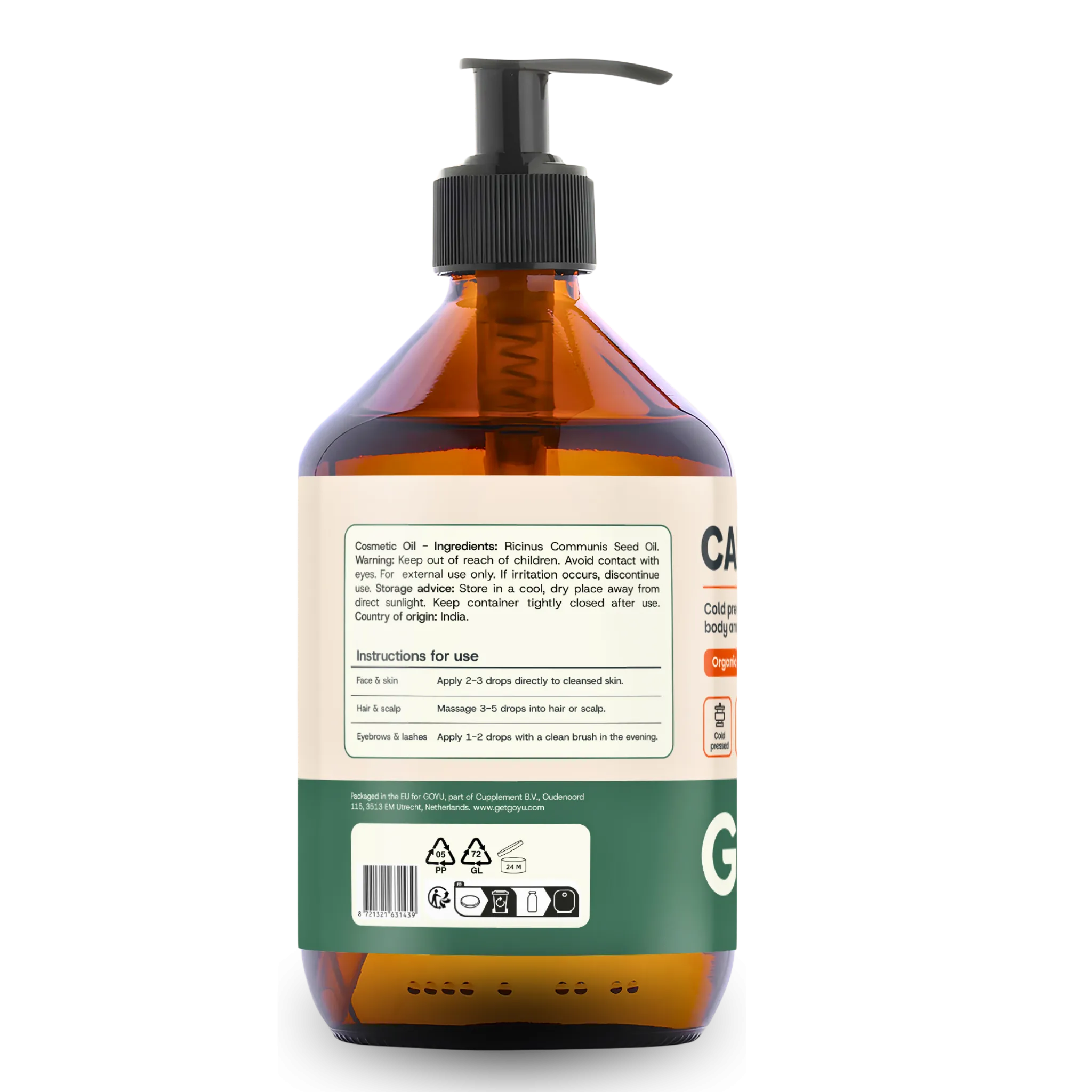 Goyu Castor Oil (500 ml)