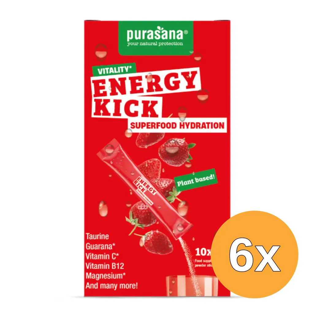 6x Purasana Hydration Superfoods Energy Kick (45 gr)