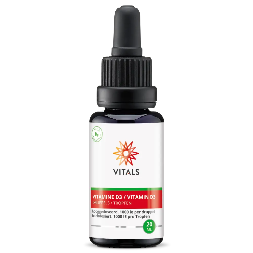 Vitals Vitamine D3 Druppels 1000 IE (20 ml) - image 2