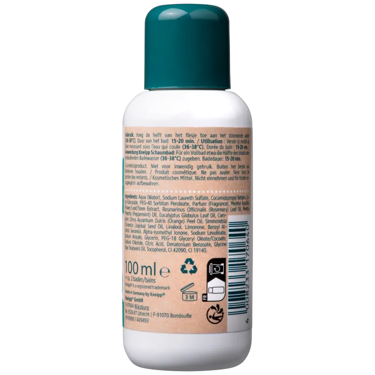 Kneipp Mini Badschuim Goodbye Stress (100 ml)