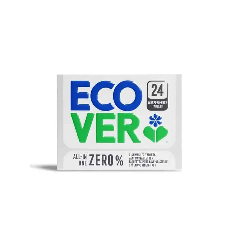 Ecover All-In-One Zero% Vaatwastabletten (24 tabletten)