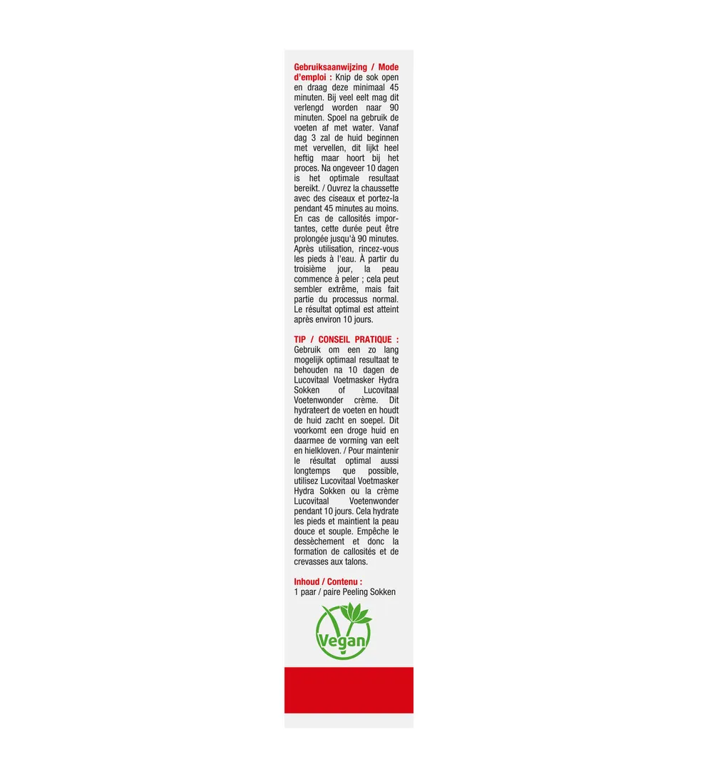Lucovitaal Peeling Sokken (1 paar) - image 3