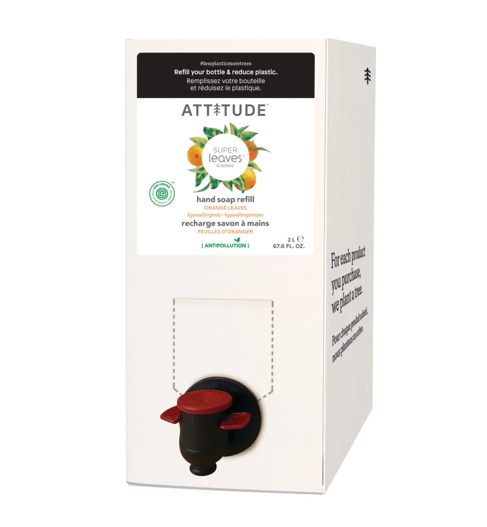 Attitude Super Leaves Bulk2 Go Handzeep orange leaves (2000 ml)