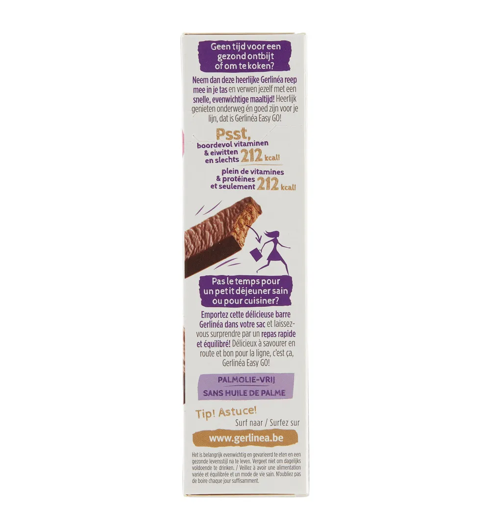 Gerlinéa Easy Go Afslank Maaltijdrepen Choco Crisp (2 x 58 gr) - image 2