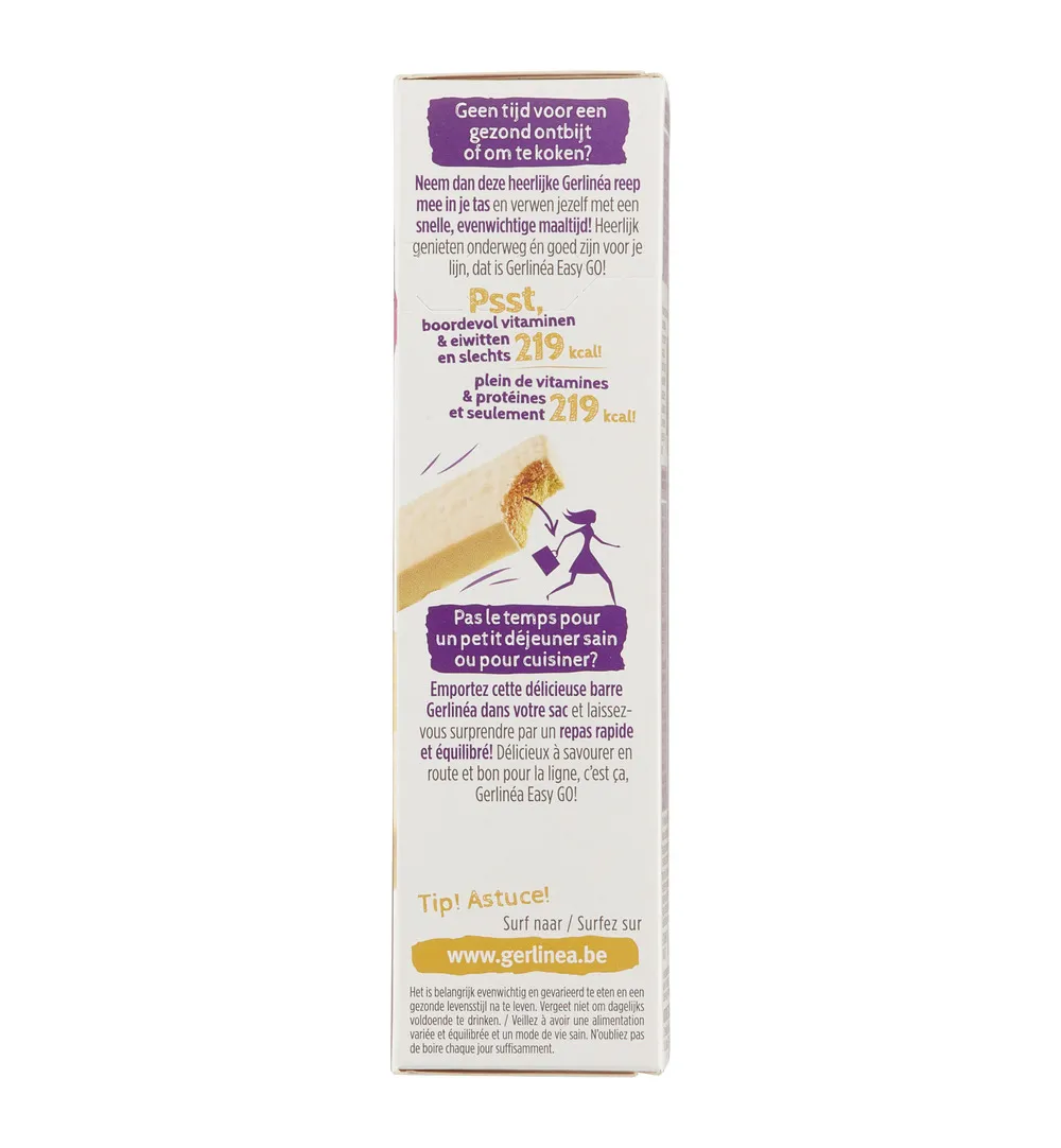 Gerlinéa Easy Go Afslank Maaltijdrepen Banaan (2 x 58 gr) - image 2