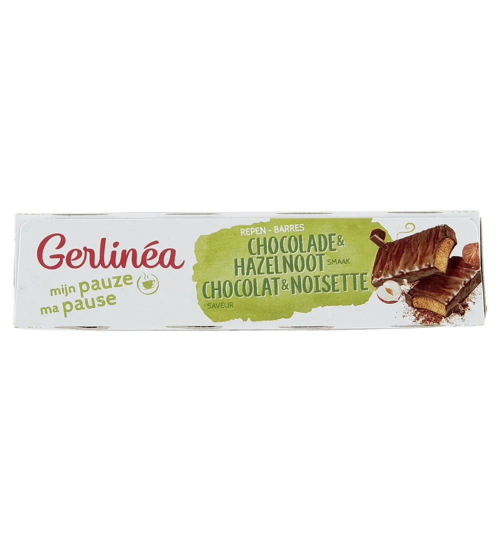Gerlinéa Snackrepen Chocolade & Hazelnoot Smaak (8 X 20 gr) - image 3