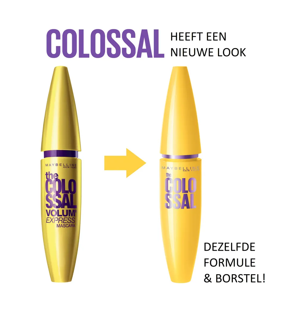 Maybelline Mascara Volum Express Colossal Gum Black (1 stuk) - image 2